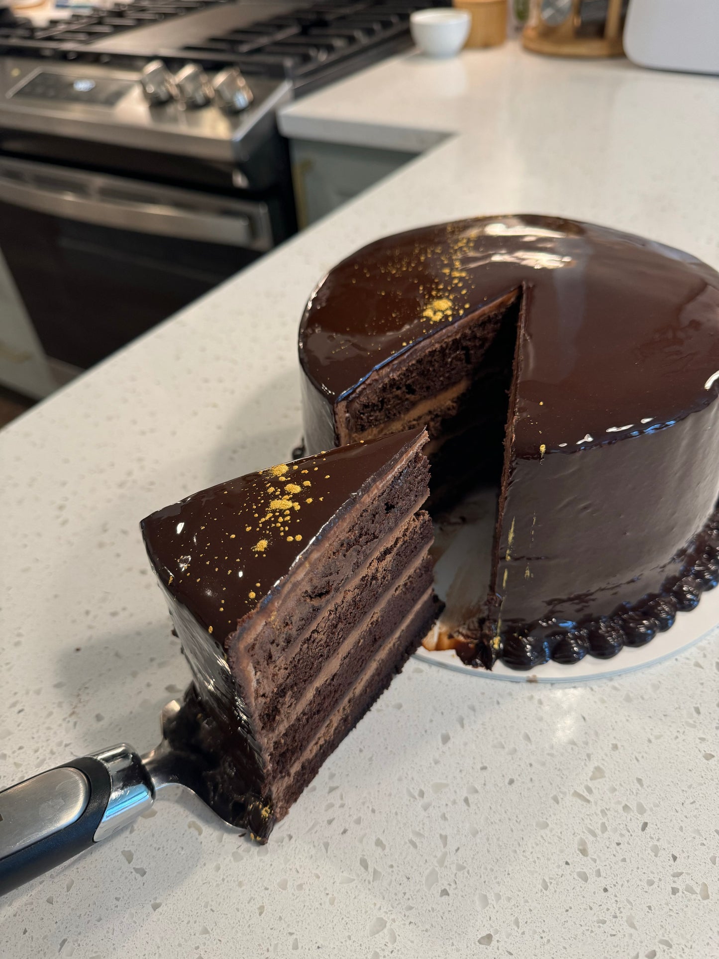 4-Layer Salted Chocolate Cake