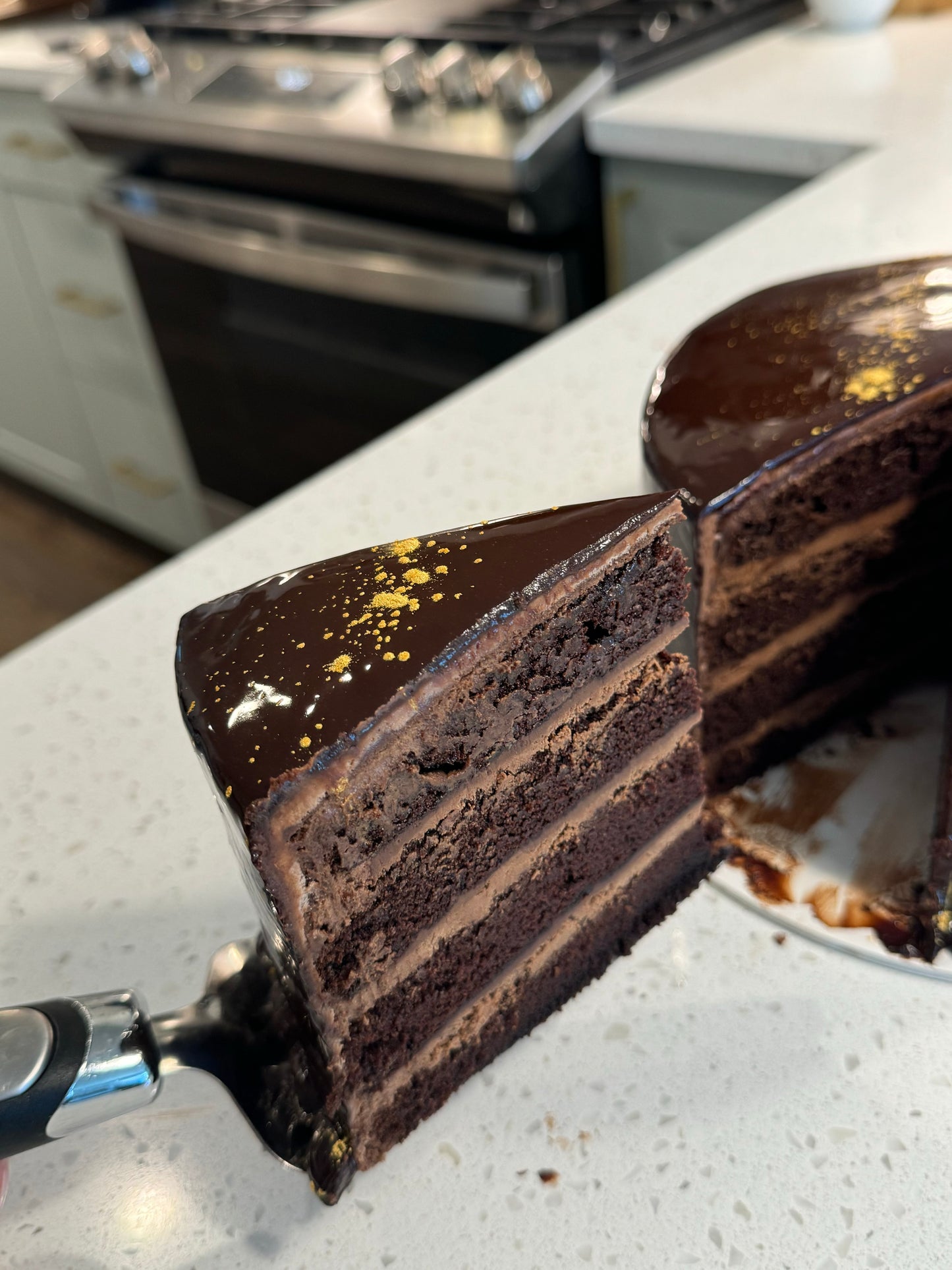 4-Layer Salted Chocolate Cake