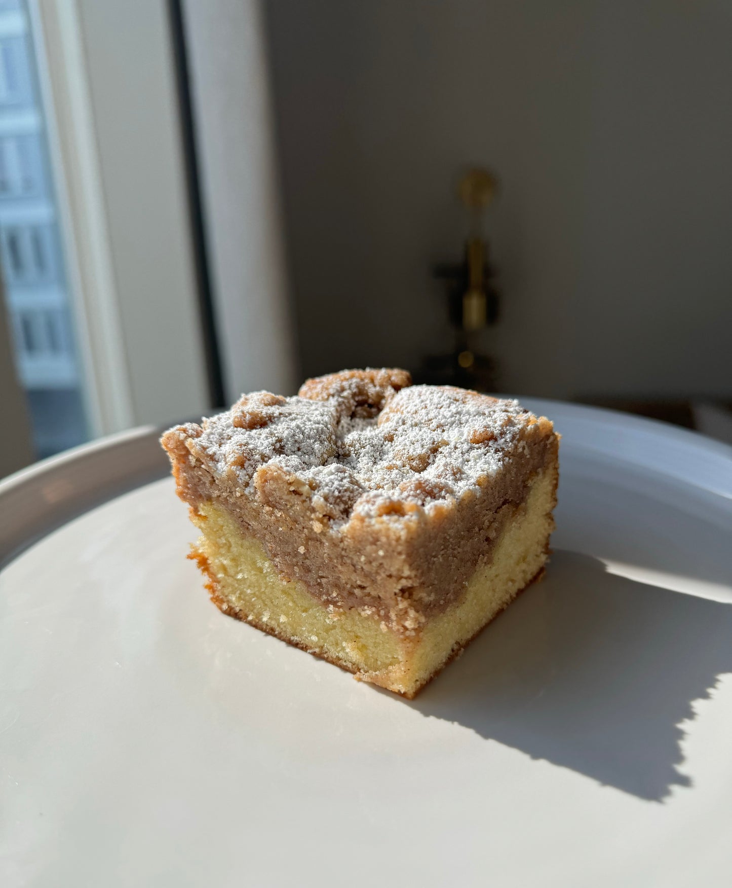 NY Style Crumb Cake